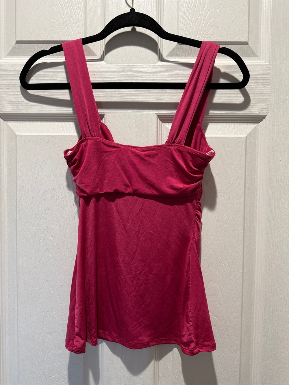 Frederick's of Hollywood Fuchsia Twist-Front Camisole - Picture 3 of 3